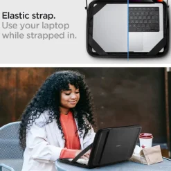 Spigen RUGGED ARMOR POUCH ”PRO” LAPTOP 13-14 ETUI BLACK