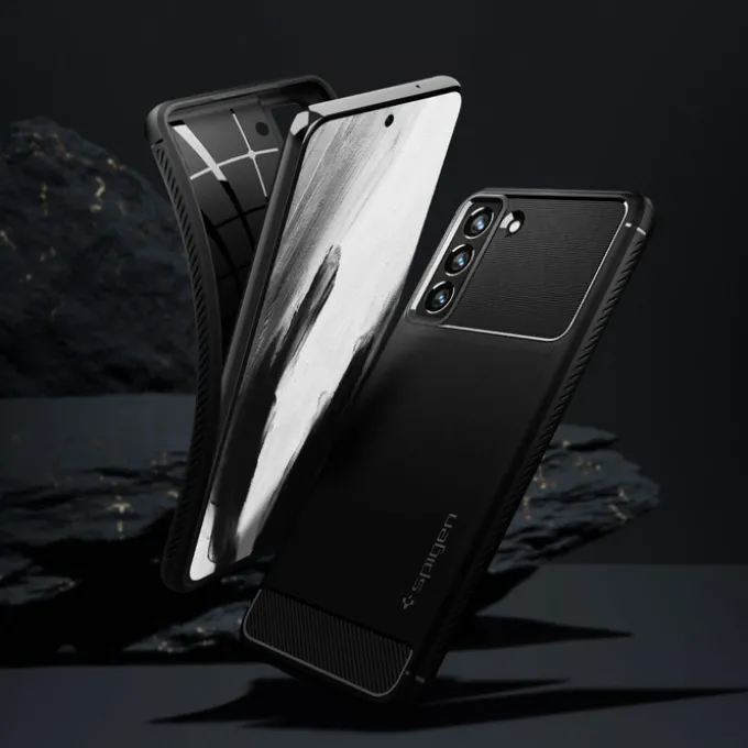 Spigen Rugged Armor S21 FE Matte Black Case