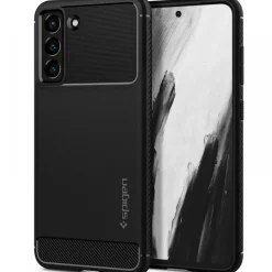 Spigen Rugged Armor S21 FE Matte Black Case
