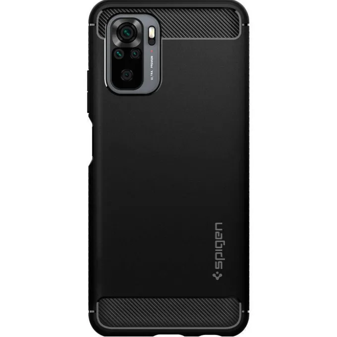 SPIGEN Rugged Armor Xiaomi Redmi Note 10 / 10S Etui Matte Black Case