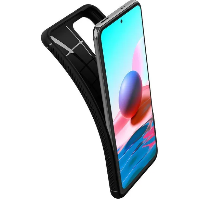 SPIGEN Rugged Armor Xiaomi Redmi Note 10 / 10S Etui Matte Black Case