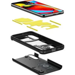 Spigen Tough Armor S22 PLUS ETUI Czarne Case