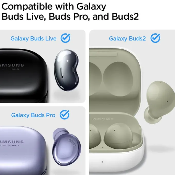 SPIGEN Urban Fit Samsung Galaxy Buds 2 / Live / Pro Etui Black