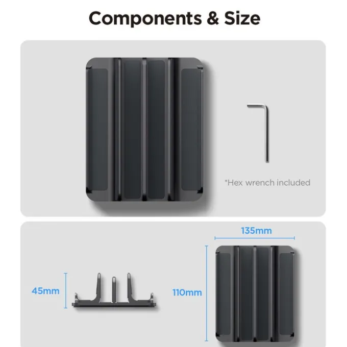 STOJAK NA LAPTOPY SPIGEN LD208S4 PIONOWY SPACE GREY
