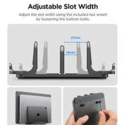 STOJAK NA LAPTOPY SPIGEN LD208S4 PIONOWY SPACE GREY