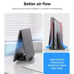 STOJAK NA LAPTOPY SPIGEN LD208S4 PIONOWY SPACE GREY