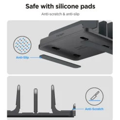 STOJAK NA LAPTOPY SPIGEN LD208S4 PIONOWY SPACE GREY