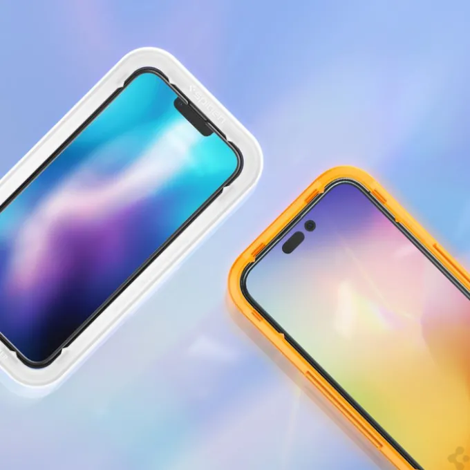 Szkło Hartowane Spigen Alm Glass Fc 2-pack iPhone 14 Pro Black
