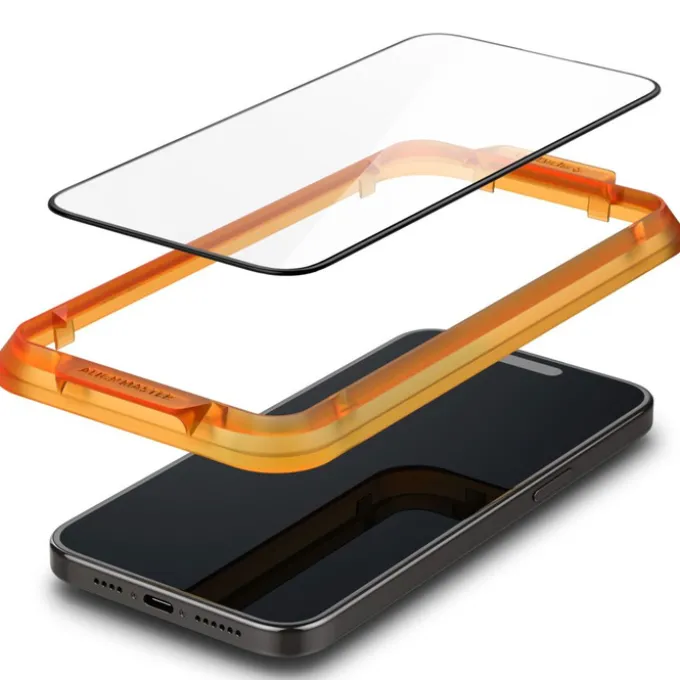 Szkło Hartowane Spigen Alm Glass Fc 2-pack iPhone 15 Black