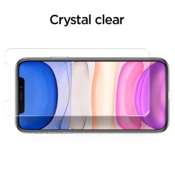 Szkło Hartowane SPIGEN ALM Glass Fc Apple iPhone 11 Black