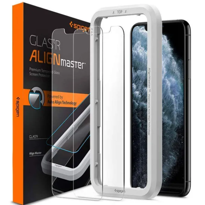 Szkło Hartowane SPIGEN Alm Glas.tr Slim 2-pack Apple Iphone 11 Pro