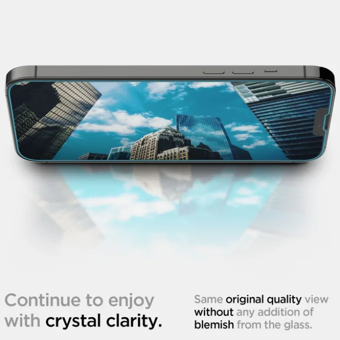 Szkło hartowane SPIGEN Apple iPhone 17E / 16E / 14 / 13 / 13 Pro Glas.Tr ”ez Fit”
