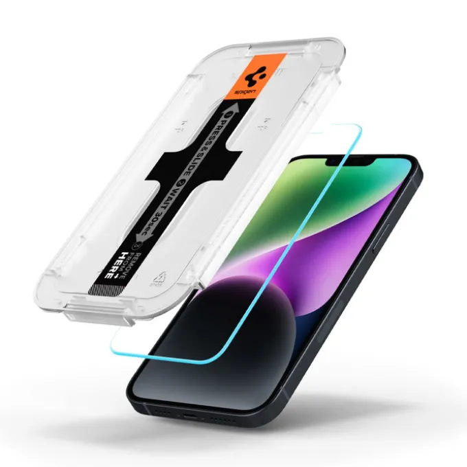 Szkło hartowane SPIGEN Apple iPhone 17E / 16E / 14 / 13 / 13 Pro Glas.Tr ”ez Fit”