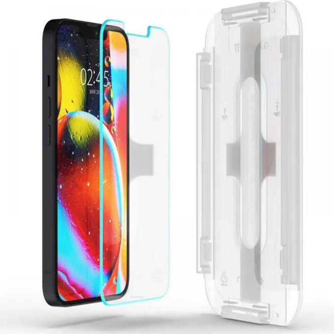 SZKŁO HARTOWANE SPIGEN Apple iPhone 13 Mini Glas.Tr ”EZ Fit” 2-Pack