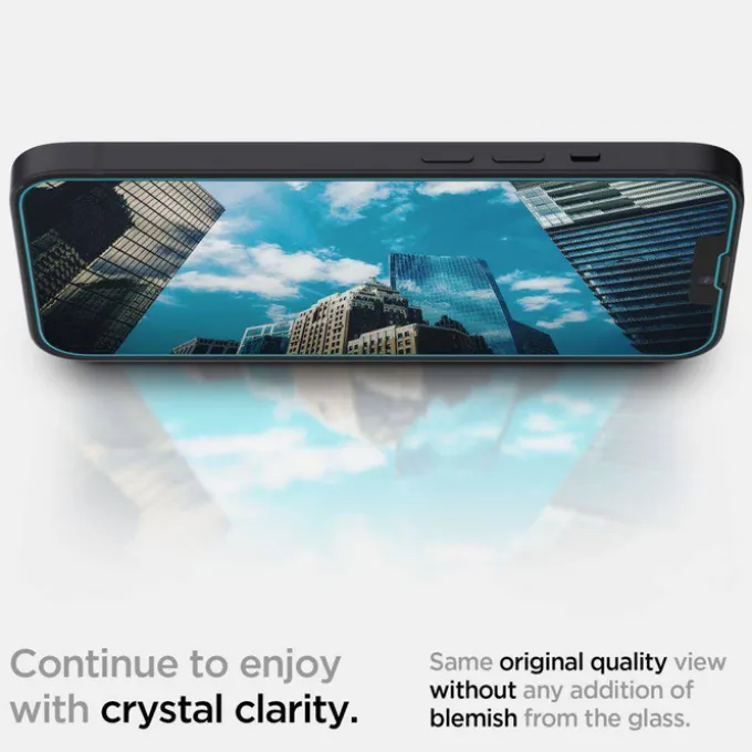 SZKŁO HARTOWANE SPIGEN Apple iPhone 13 Mini Glas.Tr ”EZ Fit” 2-Pack