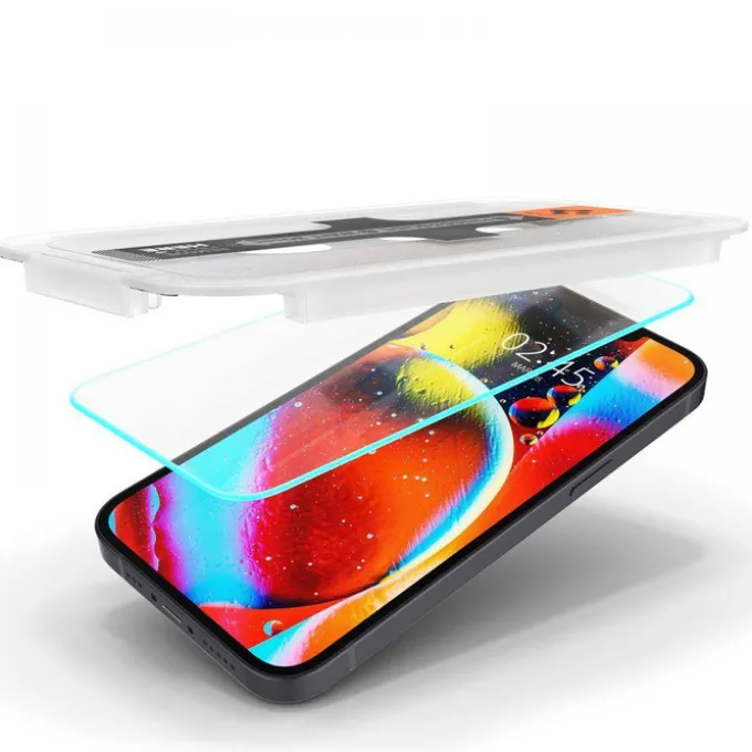 SZKŁO HARTOWANE SPIGEN Apple iPhone 13 Mini Glas.Tr ”EZ Fit” 2-Pack