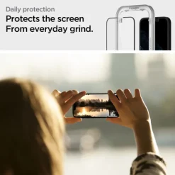 Szkło Hartowane Spigen Apple iPhone 13 / 13 Pro / 14 Alm Glass Fc