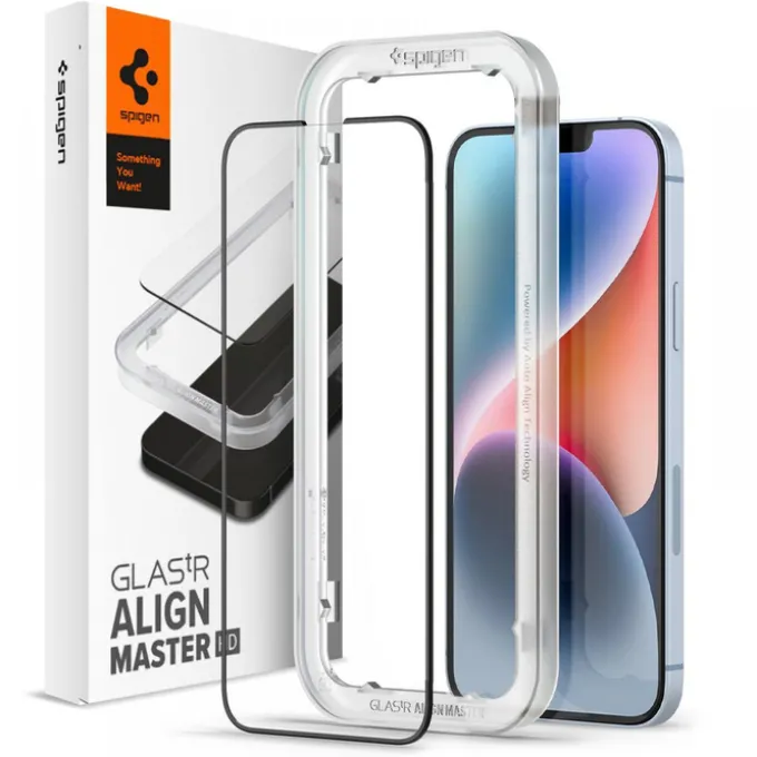 Szkło Hartowane Spigen Apple iPhone 13 / 13 Pro / 14 Alm Glass Fc
