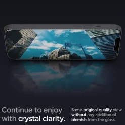 SZKŁO HARTOWANE SPIGEN Apple iPhone 13 / 13 Pro / 17E / 16E Glas.TR ”EZ Fit” 2-Pack Antiblue Glass
