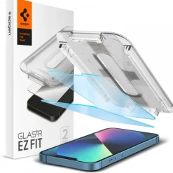 SZKŁO HARTOWANE SPIGEN Apple iPhone 13 / 13 Pro / 17E / 16E Glas.TR ”EZ Fit” 2-Pack Antiblue Glass