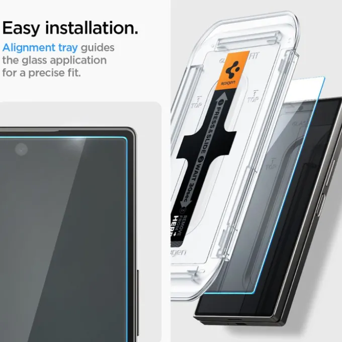 SZKŁO HARTOWANE SPIGEN GLAS.TR ”EZ FIT” 2-PACK GALAXY Z FOLD 6 CLEAR