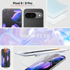 SZKŁO HARTOWANE SPIGEN GLAS.TR ”EZ FIT” 2-PACK GOOGLE PIXEL 9 / 9 PRO PIXEL 10 / 10 PRO CLEAR