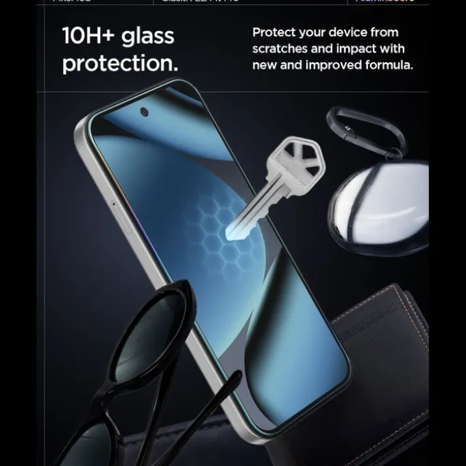 SZKŁO HARTOWANE SPIGEN GLAS.TR "EZ FIT PRO AC" 2-PACK GOOGLE PIXEL 10A CLEAR