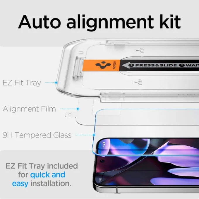 Szkło Hartowane Spigen Glas.tr ”ez Fit” 2-pack Google Pixel 9 Pro Xl / 10 Pro Xl Clear