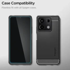 SZKŁO HARTOWANE SPIGEN GLAS.TR SLIM 2-PACK XIAOMI REDMI NOTE 13 5G CLEAR