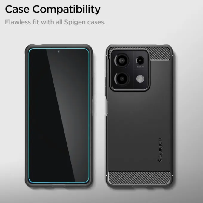 SZKŁO HARTOWANE SPIGEN GLAS.TR SLIM 2-PACK XIAOMI REDMI NOTE 13 5G CLEAR
