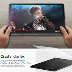 Szkło Hartowane Spigen Glas.tr ”ez Fit” Galaxy Tab S9+ Plus 12.4 X810 / X816B Clear