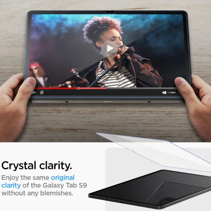Szkło Hartowane Spigen Glas.tr ”ez Fit” Galaxy Tab S9 11.0 X710 / X716B Clear