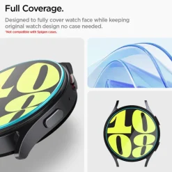SZKŁO HARTOWANE SPIGEN GLAS.TR ”EZ-FIT” 2-PACK GALAXY WATCH 7 (44 MM) CLEAR