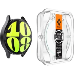 SZKŁO HARTOWANE SPIGEN GLAS.TR ”EZ-FIT” 2-PACK GALAXY WATCH 7 (40 MM) CLEAR