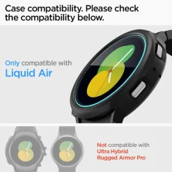 SZKŁO HARTOWANE SPIGEN GLAS.TR ”EZ-FIT” 2-PACK GALAXY WATCH 4 / 5 (44 MM)