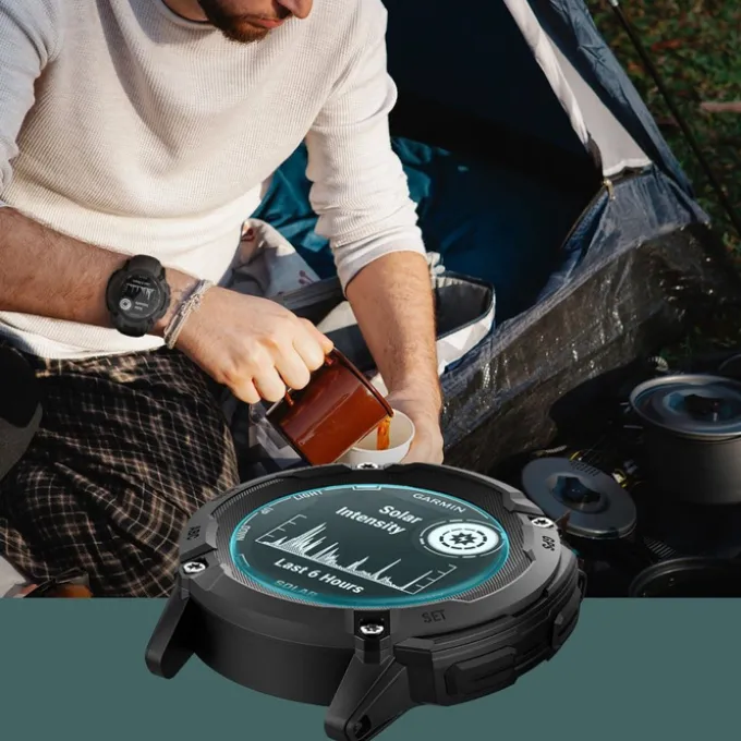 SZKŁO HARTOWANE SPIGEN GLAS.TR ”EZ FIT” 2-PACK GARMIN INSTINCT 2X SOLAR CLEAR