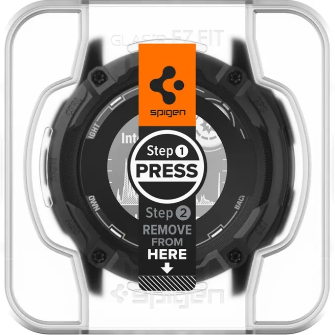 SZKŁO HARTOWANE SPIGEN GLAS.TR ”EZ FIT” 2-PACK GARMIN INSTINCT 2X SOLAR CLEAR