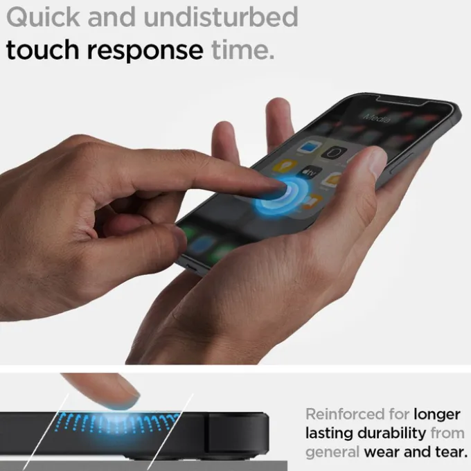Szkło Hartowane SPIGEN Glas.tr Slim iPhone 12 Mini