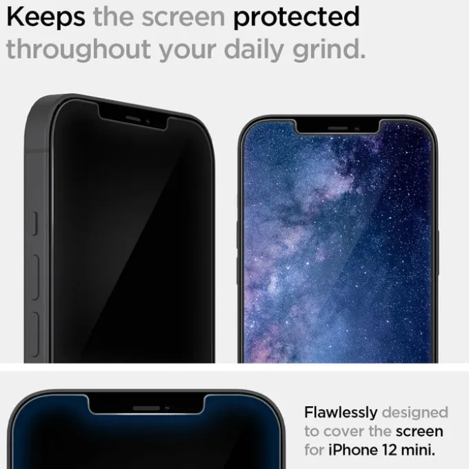 Szkło Hartowane SPIGEN Glas.tr Slim iPhone 12 Mini