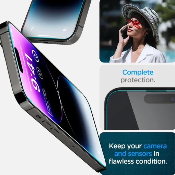 Szkło Hartowane Spigen Glas.tr ”ez Fit” 2-pack iPhone 14 Pro Max Clear