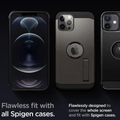 Szkło Hartowane SPIGEN Glas.tr ”ez Fit” 2-pack iPhone 12 12 Pro