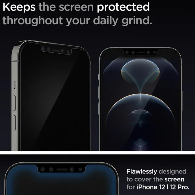 Szkło Hartowane SPIGEN Glas.tr ”ez Fit” 2-pack iPhone 12 12 Pro