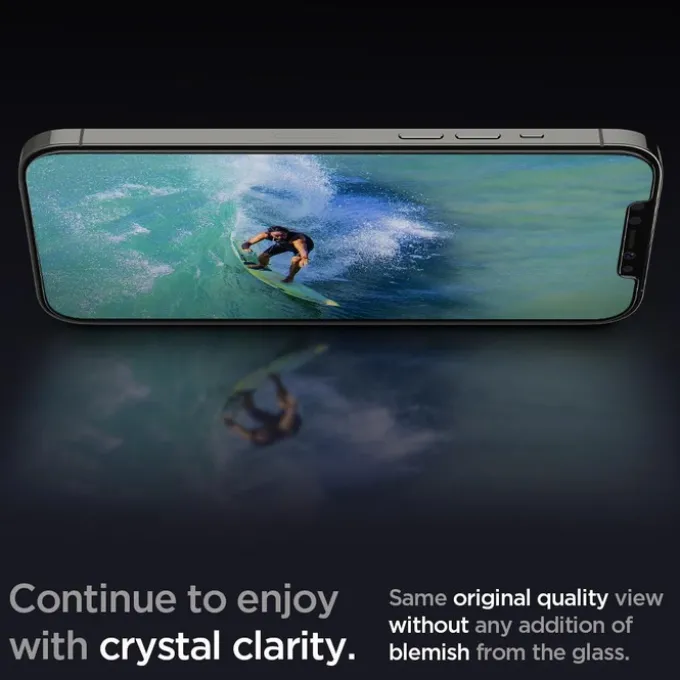 Szkło Hartowane SPIGEN Glas.tr ”ez Fit” 2-pack iPhone 12 12 Pro