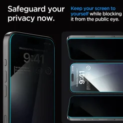 Szkło Hartowane Spigen Glas.tr ”ez Fit” iPhone 15 Pro Max Privacy