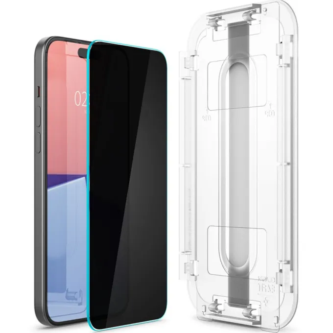 Szkło Hartowane Spigen Glas.tr ”ez Fit” iPhone 15 Pro Max Privacy