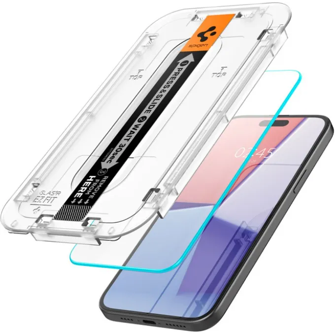Szkło Hartowane Spigen Glas.tr ”ez Fit” iPhone 15 Clear