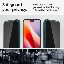 Szkło Hartowane Spigen Glas.tr ”ez Fit” 2-pack iPhone 15 /16 Privacy