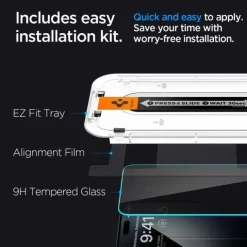 Szkło Hartowane Spigen Glas.tr ”ez Fit” 2-pack iPhone 15 /16 Privacy