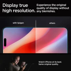 SZKŁO HARTOWANE SPIGEN GLAS.TR ”EZ FIT” IPHONE 16 PRO MAX CLEAR