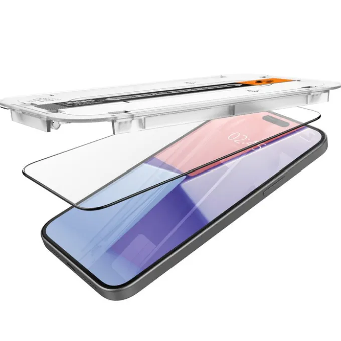 Szkło Hartowane Spigen Glas.tr ”ez Fit” Fc iPhone 15 Black